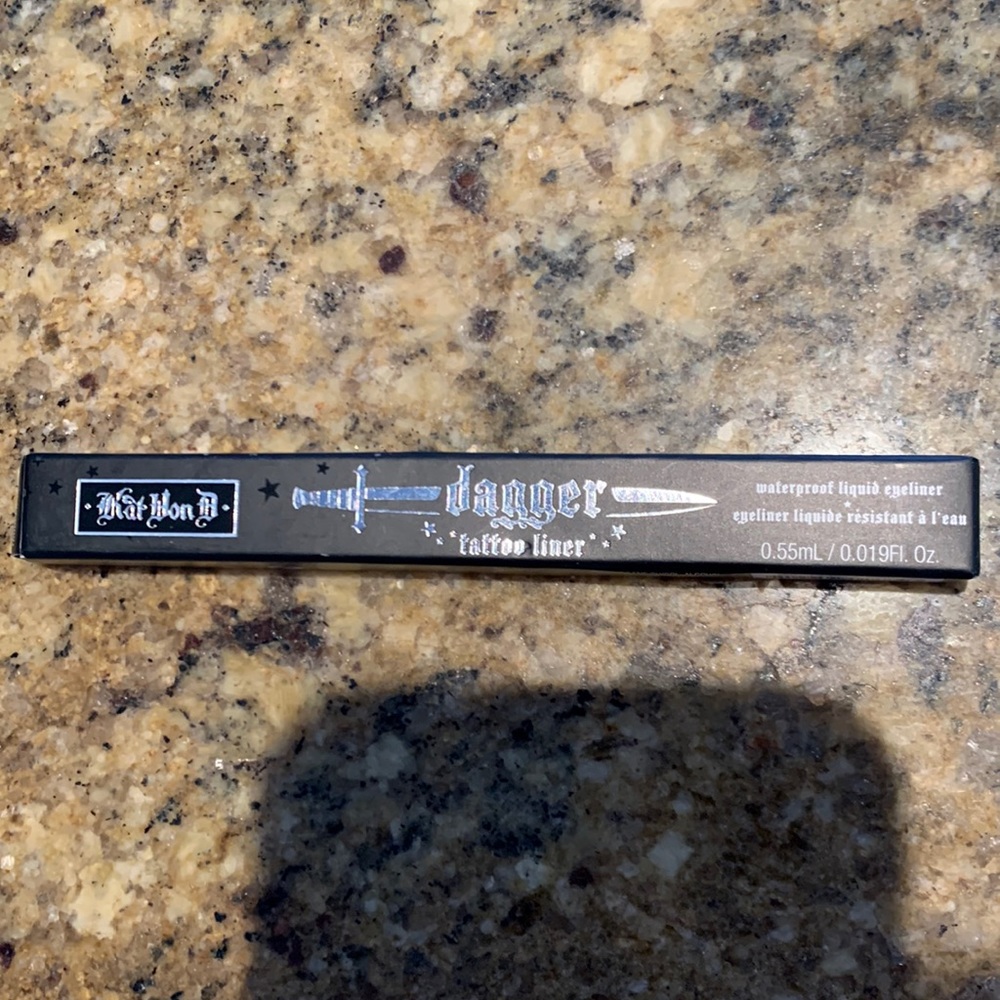 Brand new Kat Von D waterproof black liquid eyeliner